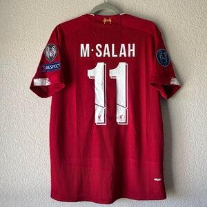Salah Liverpool 19/20 Home Jersey — Size S